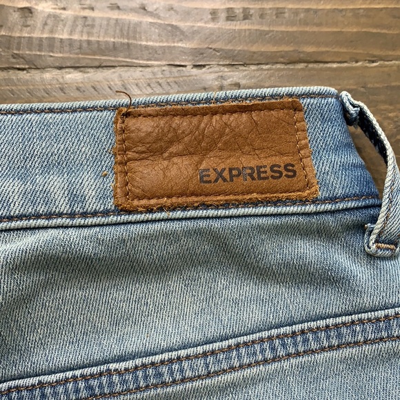 Express High Rise Jean Ankle Leggings - Picture 7 of 11